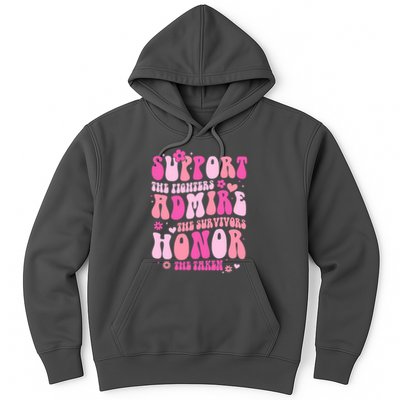 Breast Cancer Awareness Support Admire Honor Hoodie