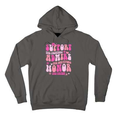 Breast Cancer Awareness Support Admire Honor Hoodie