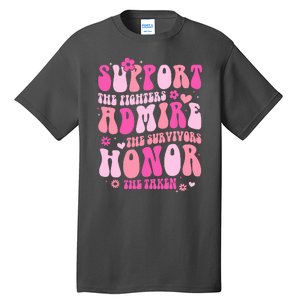 Breast Cancer Awareness Support Admire Honor Tall T-Shirt