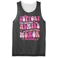 Breast Cancer Awareness Support Admire Honor Mesh Reversible Basketball Jersey Tank