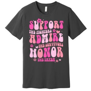 Breast Cancer Awareness Support Admire Honor Premium T-Shirt