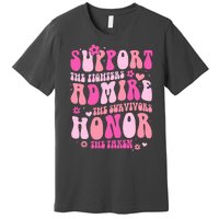 Breast Cancer Awareness Support Admire Honor Premium T-Shirt