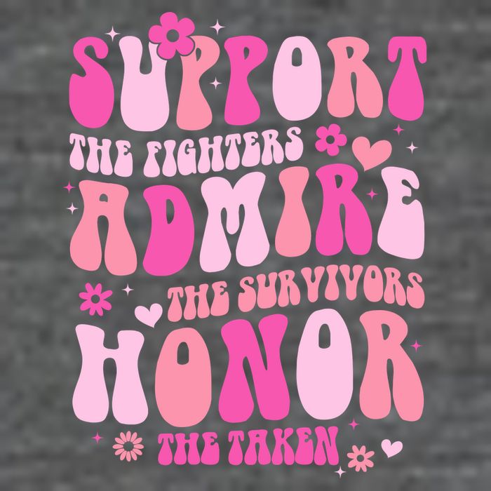 Breast Cancer Awareness Support Admire Honor Baby Bodysuit