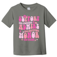 Breast Cancer Awareness Support Admire Honor Toddler T-Shirt