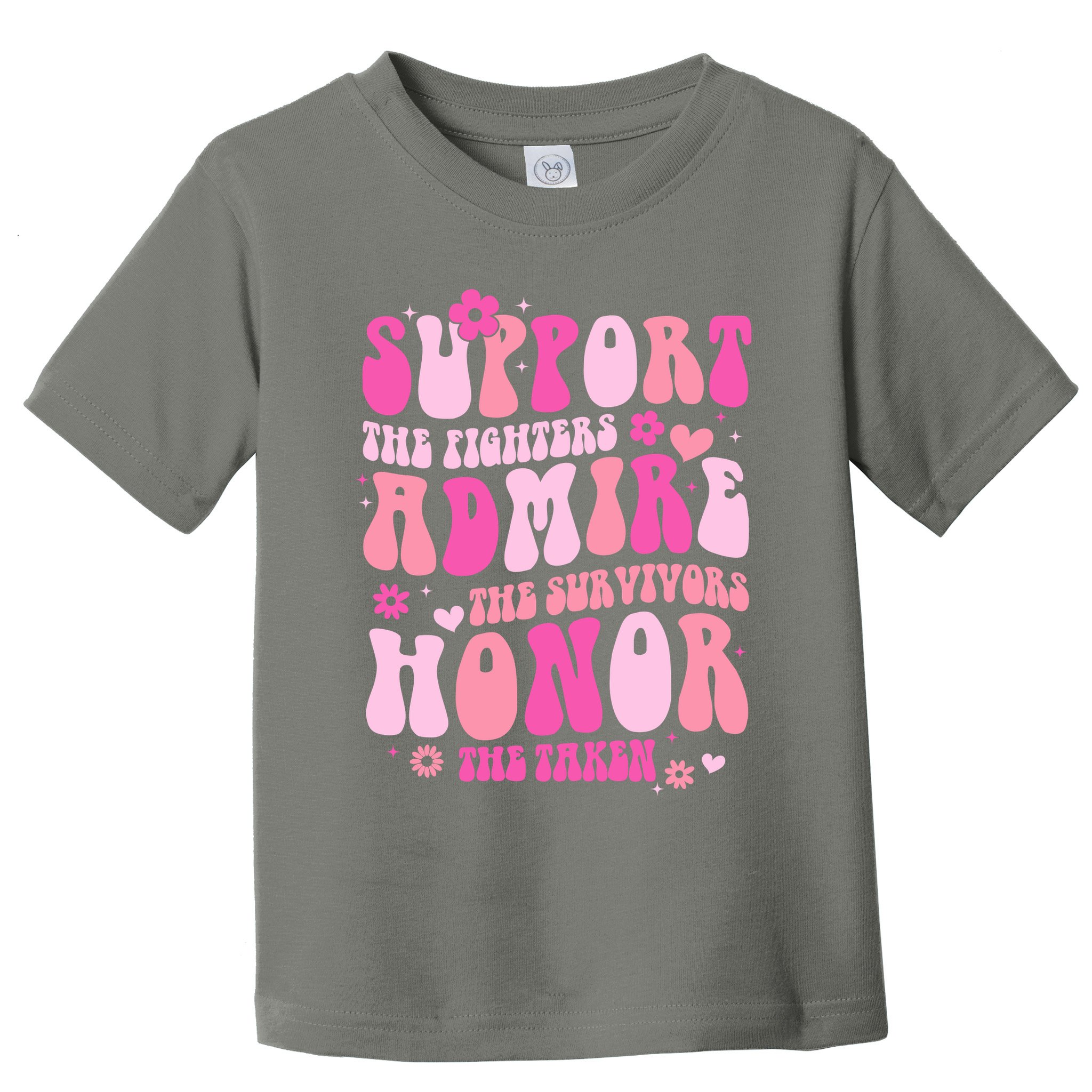 Breast Cancer Awareness Support Admire Honor Toddler T-Shirt