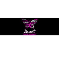 Breast Cancer Awareness Pink Butterfly Ribbon Quotes Bumper Sticker