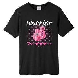 Breast Cancer Awareness Pink Boxing Gloves Warrior Tall Fusion ChromaSoft Performance T-Shirt