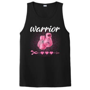 Breast Cancer Awareness Pink Boxing Gloves Warrior PosiCharge Competitor Tank