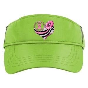 Breast Cancer Awareness Faith Adult Drive Performance Visor