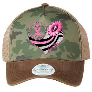 Breast Cancer Awareness Faith Legacy Tie Dye Trucker Hat