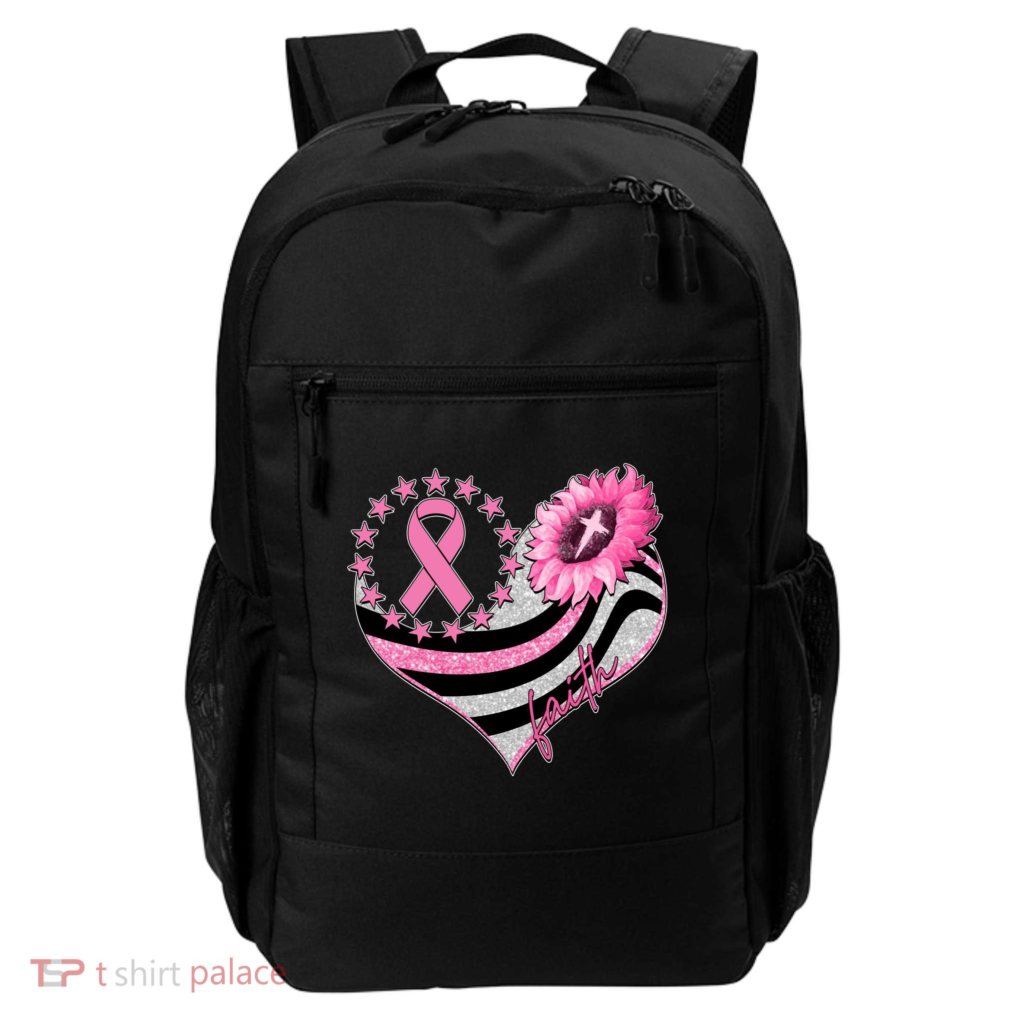 Breast Cancer Awareness Faith Backpack