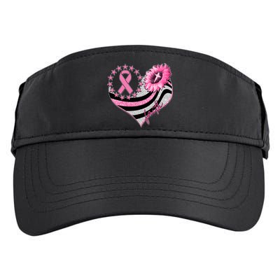 Breast Cancer Awareness Faith Adult Drive Performance Visor