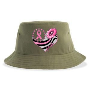 Breast Cancer Awareness Faith Sustainable Bucket Hat