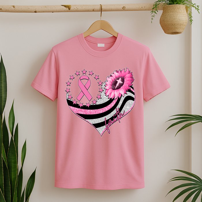 Breast Cancer Awareness Faith T-Shirt