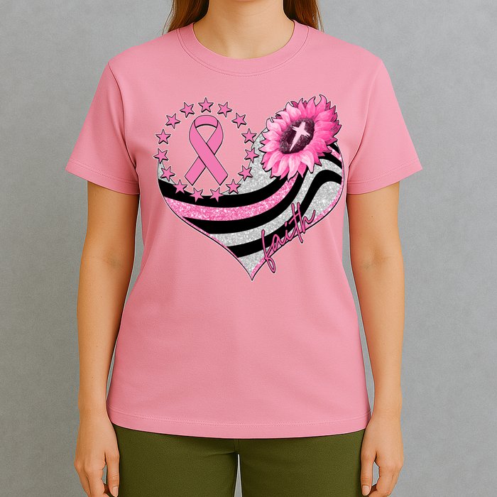 Breast Cancer Awareness Faith T-Shirt