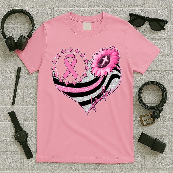 Breast Cancer Awareness Faith T-Shirt