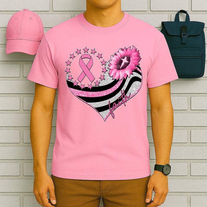 Breast Cancer Awareness Faith T-Shirt