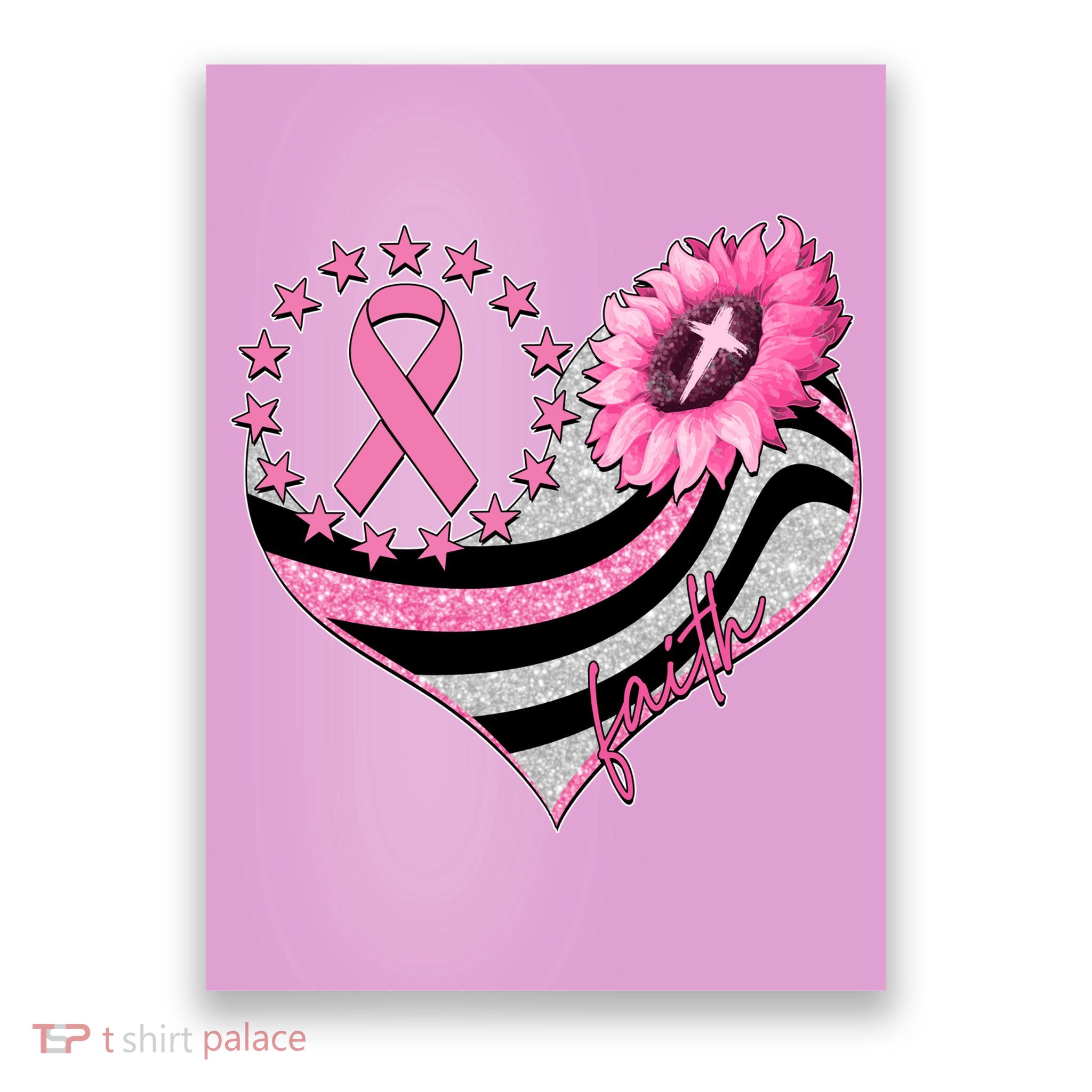 Breast Cancer Awareness Faith Poster