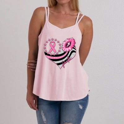 Breast Cancer Awareness Faith Women's Strappy Tank