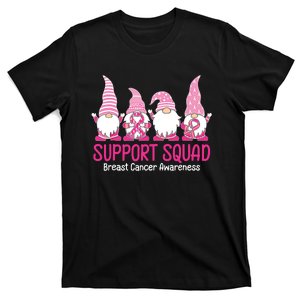 Breast Cancer Awareness Shirts For Gnomes Support Squad T-Shirt