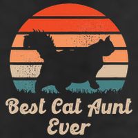 Best Cat Aunt Ever Auntie and Cats Cool Comfort Performance Bucket Hat