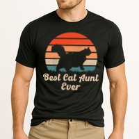 Best Cat Aunt Ever Auntie and Cats Cooling Performance Crew T-Shirt