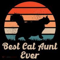 Best Cat Aunt Ever Auntie and Cats 16 in Basic Backpack