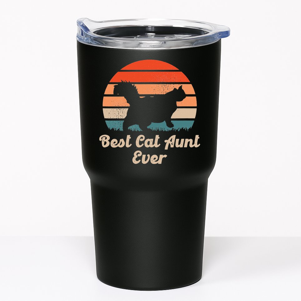 Best Cat Aunt Ever Auntie and Cats Tumbler