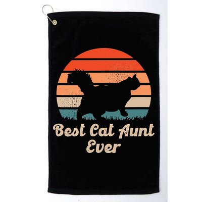 Best Cat Aunt Ever Auntie and Cats Golf Towel