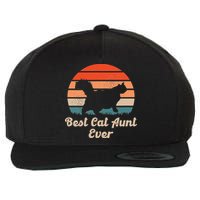 Best Cat Aunt Ever Auntie and Cats Wool Snapback Cap