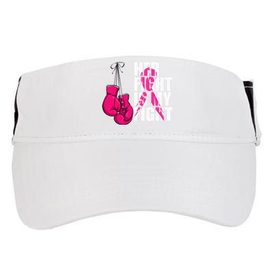 Breast Cancer Awareness Husband Support Squad Adult Drive Performance Visor