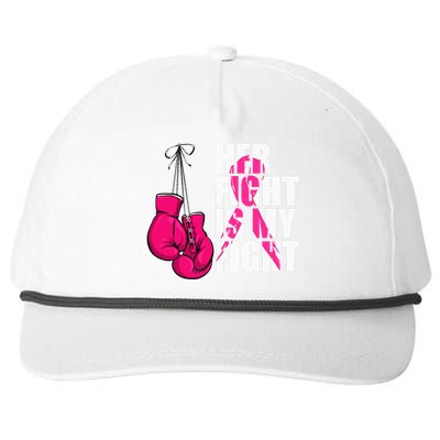 Breast Cancer Awareness Husband Support Squad Snapback Five-Panel Rope Hat