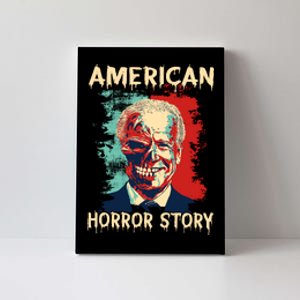 Biden Clown American Horror Story Funny Joe Biden Halloween Canvas