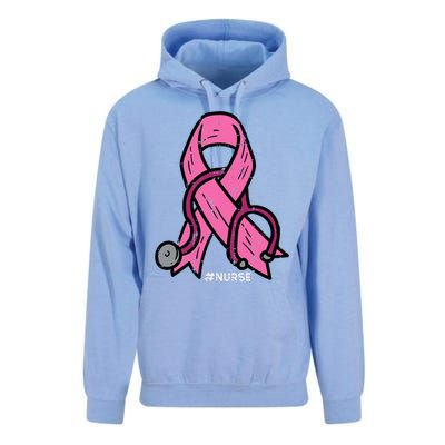 Breast Cancer Awareness Ribbon Nurse Unisex Surf Hoodie