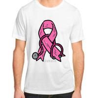 Breast Cancer Awareness Ribbon Nurse Adult ChromaSoft Performance T-Shirt