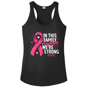 Breast Cancer Awareness Strong Family Support Breast Cancer Ladies PosiCharge Competitor Racerback Tank