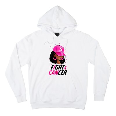 Breast Cancer African American Black Warrior Support Hoodie