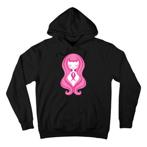 Breast Cancer Awareness Pink Ribbon Girl Hoodie