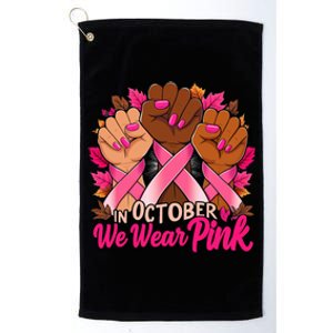 Breast Cancer Awareness 2024 In October We Wear Pinkk Platinum Collection Golf Towel