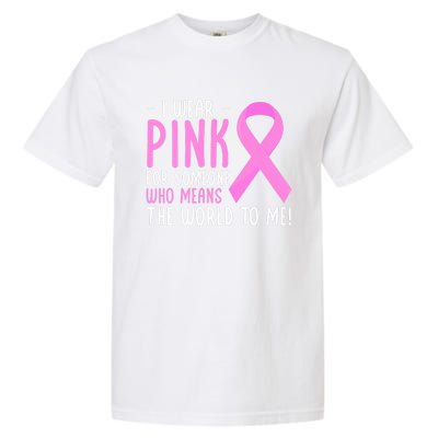 Breast Cancer Awarness Month Pink Ribbon Cancer Survivor Gift Garment-Dyed Heavyweight T-Shirt