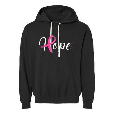 Breast Cancer Awareness Survivor P.I.N.K. Ribbon Motivational Garment-Dyed Fleece Hoodie