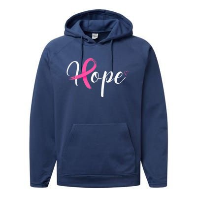 Breast Cancer Awareness Survivor P.I.N.K. Ribbon Motivational Performance Fleece Hoodie