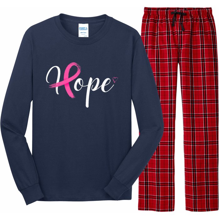 Breast Cancer Awareness Survivor P.I.N.K. Ribbon Motivational Long Sleeve Pajama Set