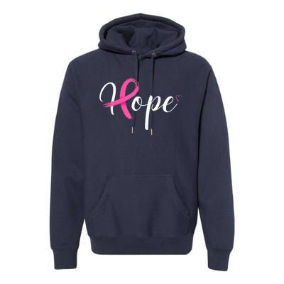 Breast Cancer Awareness Survivor P.I.N.K. Ribbon Motivational Premium Hoodie