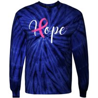 Breast Cancer Awareness Survivor P.I.N.K. Ribbon Motivational Tie-Dye Long Sleeve Shirt