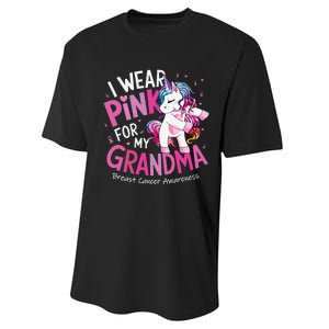 Breast Cancer Awareness Wear P.Ink Grandma Gift Performance Sprint T-Shirt