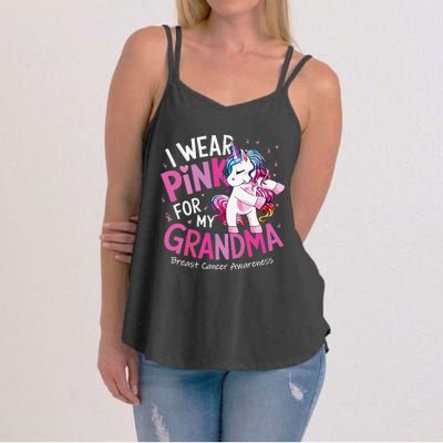 Breast Cancer Awareness Wear P.Ink Grandma Gift Women's Strappy Tank