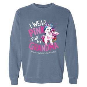 Breast Cancer Awareness Wear P.Ink Grandma Gift Garment-Dyed Sweatshirt