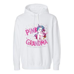 Breast Cancer Awareness Wear P.Ink Grandma Gift Garment-Dyed Fleece Hoodie