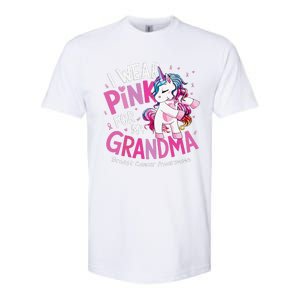 Breast Cancer Awareness Wear P.Ink Grandma Gift Softstyle CVC T-Shirt